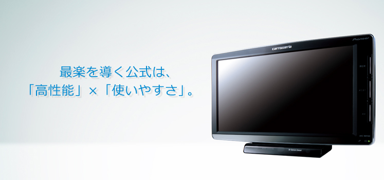 カロッツェリア AVIC-MRP600 6.1V型ワイドVGAワンセグTV/SD・メモリー