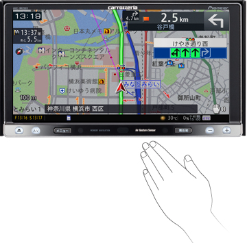 インターフェース | 楽ナビ AVIC-MRZ009 AVIC-MRZ007 | カーナビ ...