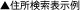 ▲住所検索表示例
