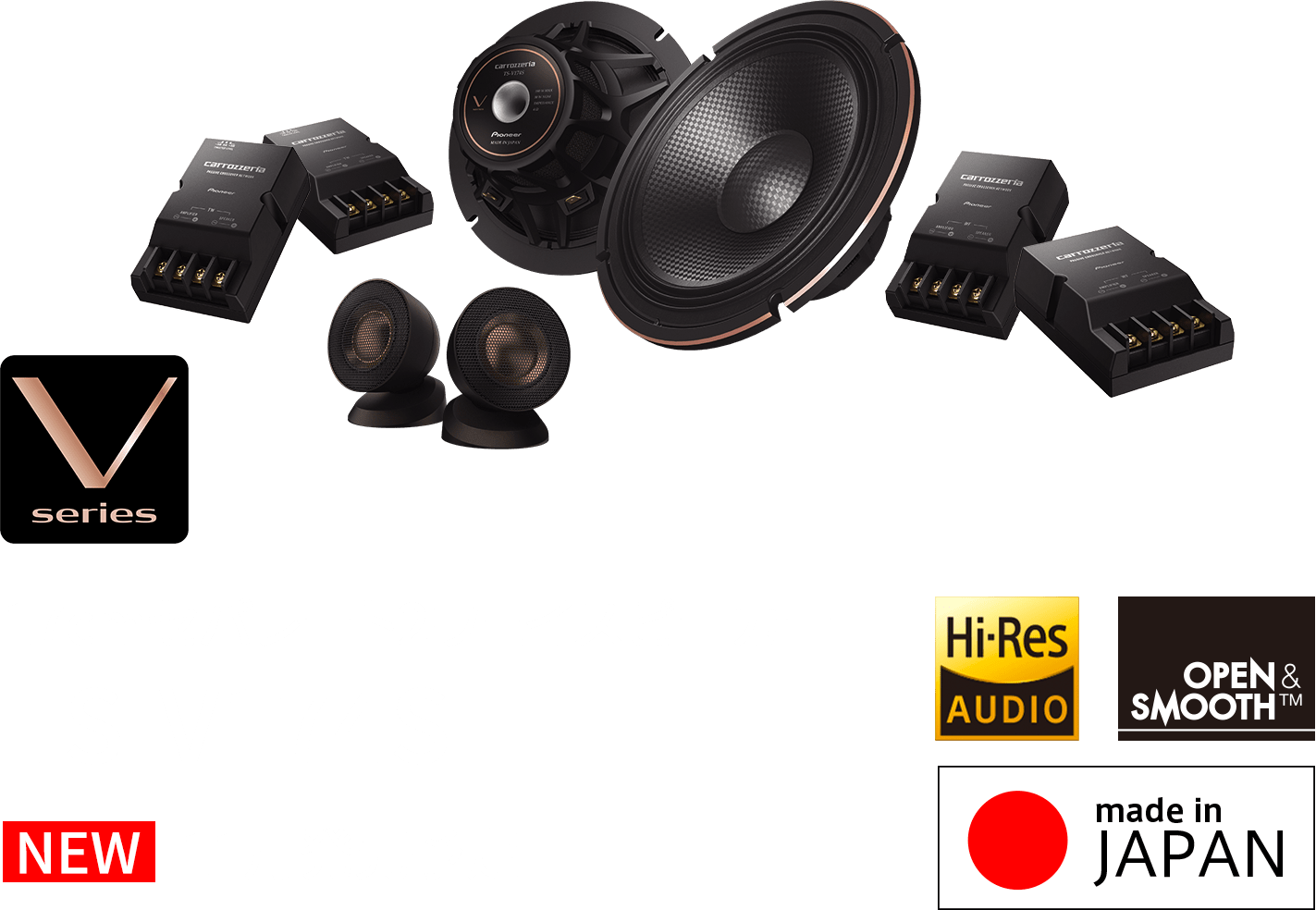 17cmセパレート2ウェイスピーカー TS-V174S