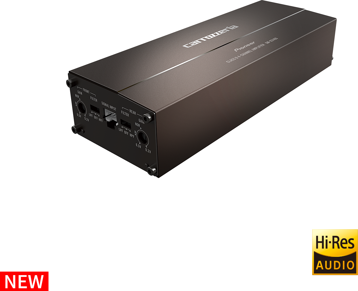 
                    100W×4・ブリッジャブルパワーアンプ GM-D2400 11月発売予定
                    