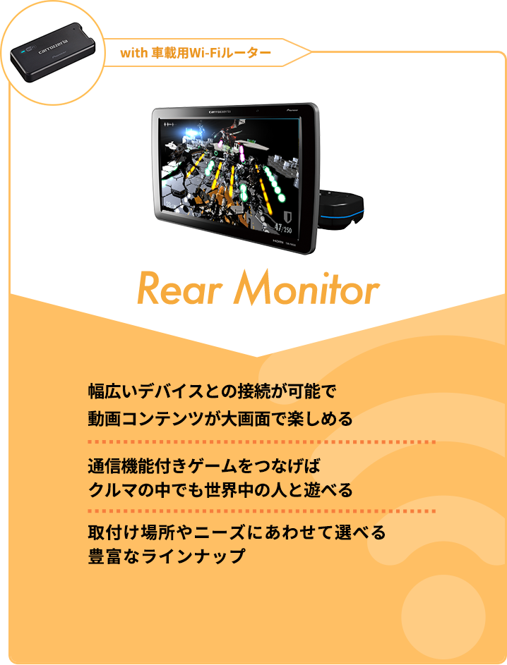 Rear Monitor