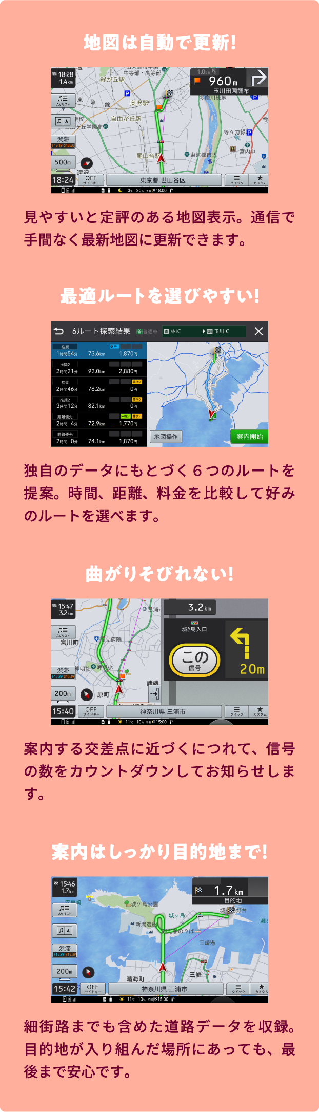 よく立ち寄る場所の検索が楽