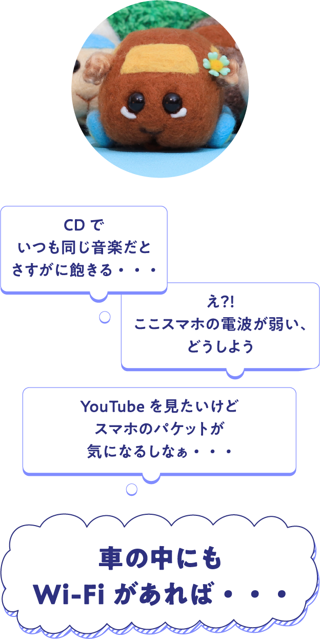 家の中にもWi-Fiがあれば
