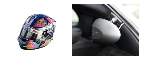 サテライトスピーカー／自身のヘルメット