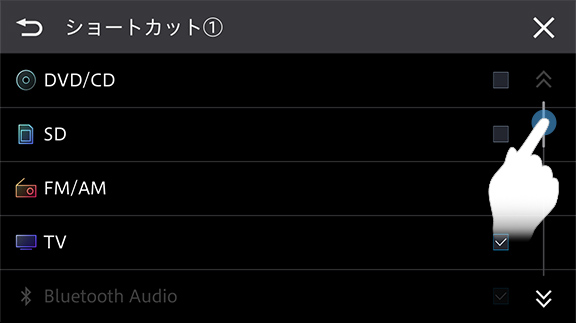 ショートカットキー