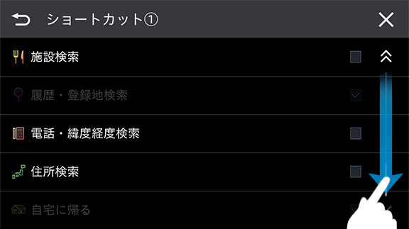 ショートカットキー