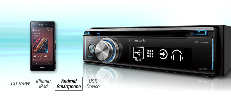カロッツェリア DEH-7100 1DIＮ ブルートゥース Bluetooth