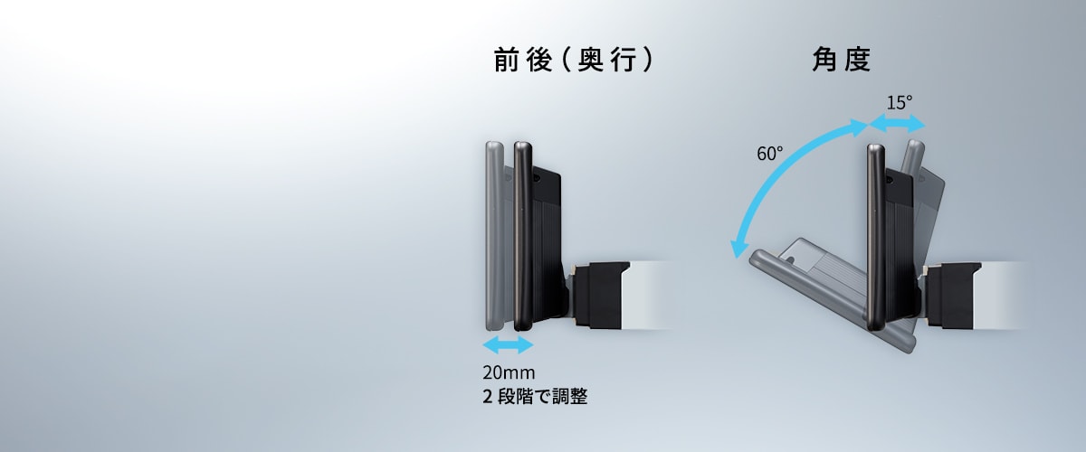 クルマやドライバーに合わせて最適な取付けを実現