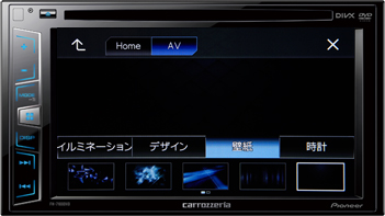 インターフェースデザイン ｜ FH-7100DVD FH-6100DTV FH-6100DVD ｜ AV 