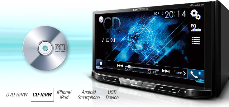 Carrozzeria FH-9100DVD DVD/USB/Bluetooth