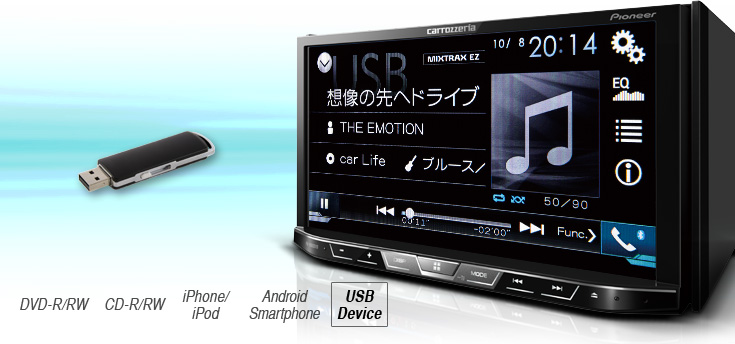 【数量限定新作】カロッツェリア Bluetooth FH-9100DVD DVDプレイヤー