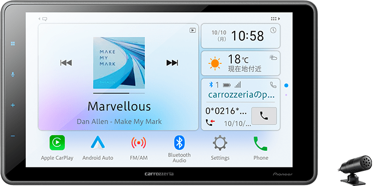 Apple CarPlay/Android Auto | DMH-SF500 | ディスプレイオーディオ | カーナビ・カーAV(carrozzeria)  | パイオニア株式会社