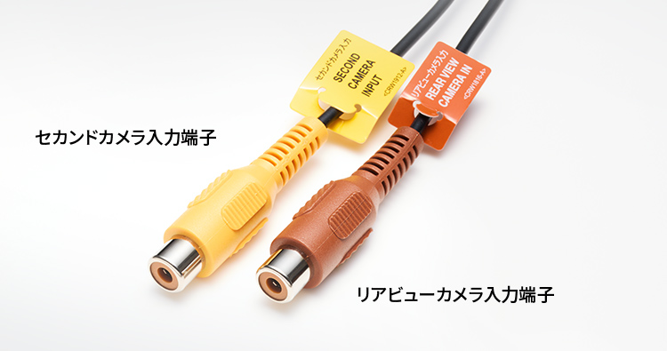 セカンドカメラ入力端子/リアビューカメラ入力端子