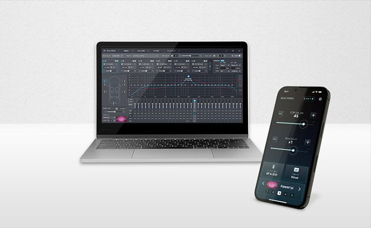 純正システムの音質を、多彩な調整機能でアップグレード