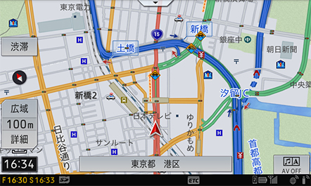 地図表示 | ナビ能力 | 詳細一覧 | AVIC-CL900/CW900/CZ900系（AVIC 