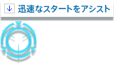 迅速なスタートをアシスト