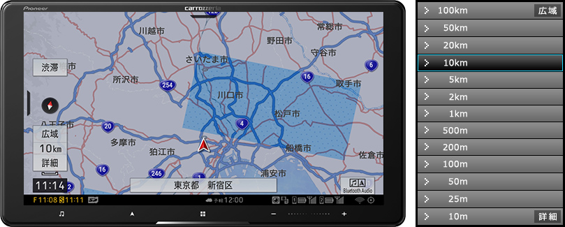 ノーマルビュー　10km