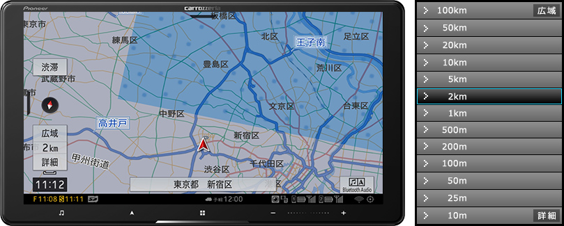 ノーマルビュー　2km