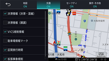 マルチレイヤマップ詳細設定