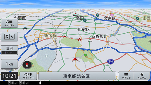 スカイビュー　1km