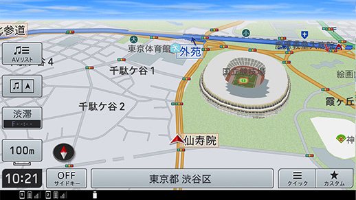 スカイビュー　100m