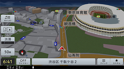 時刻や天気で景色が変わる　夜