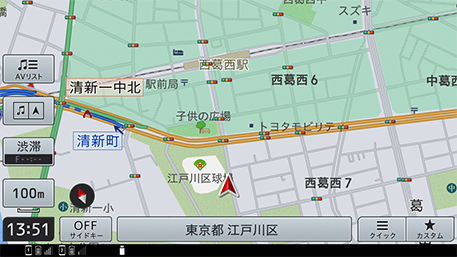 ゾーン30エリア表示