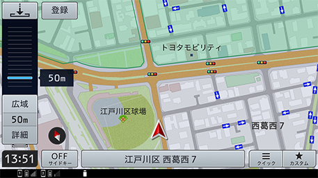 ゾーン30エリア表示