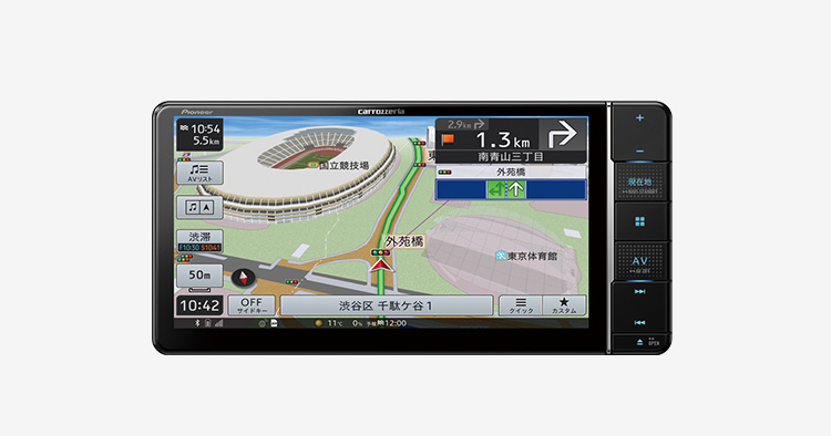 円高還元 パイオニア カロッツェリア カーナビ 7V型HD 楽ナビ AV一体型