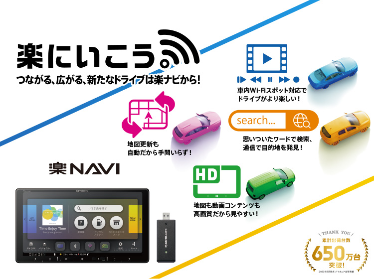 カーナビ パイオニア楽ナビ | www.innoveering.net