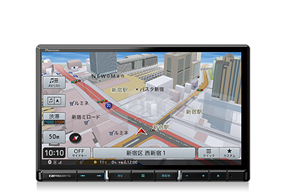 パイオニア 楽ナビ AVIC-RW710地図データ2021 - カーナビ