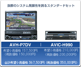 AVH-P7 ＋ AVIC-H990