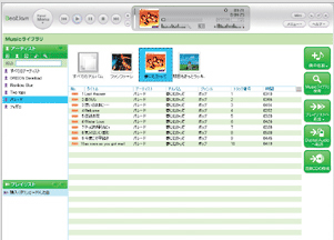 「BeatJam2006 for carozzeria」表示例