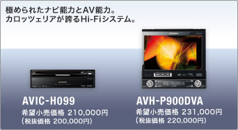 AVIC-H099/AVH-P900DVA