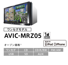 楽ナビLite AVIC-MRZ03 特長 | カーナビゲーション | carrozzeria