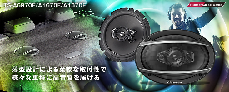 リアスピーカー　Pioneer TS-A1670F