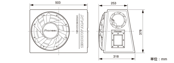 TS-WX300TA / TS-WX300A / TS-WX1210A / TS-WX1010A | サブウーファー | スピーカー | パイオニア 株式会社