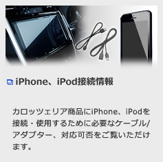 iPhone、iPod接続情報