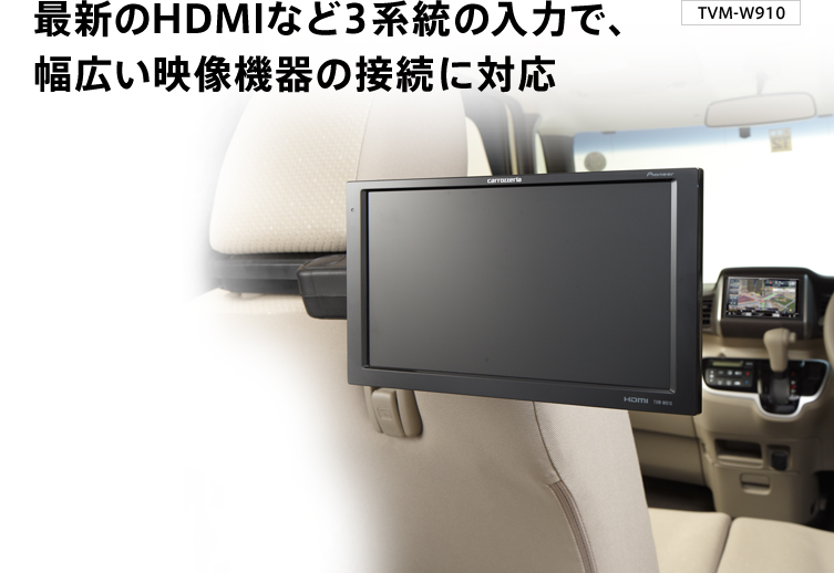 TVM-W910 パイオニア 9V型ワイドVGAモニター 全てのアイテム - カーナビ