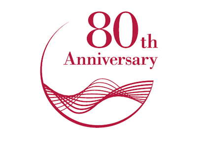 パイオニア80周年記念ロゴ