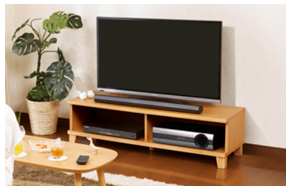 テレビ周りにすっきり設置できるスリムなホームシアター4機種を新発売