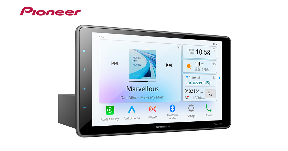 AppleCa2023最新 大画面車載モニターCarPlay /Android Auto対応