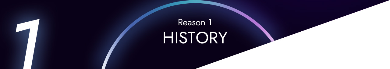 Reason 1 - HISTORY
