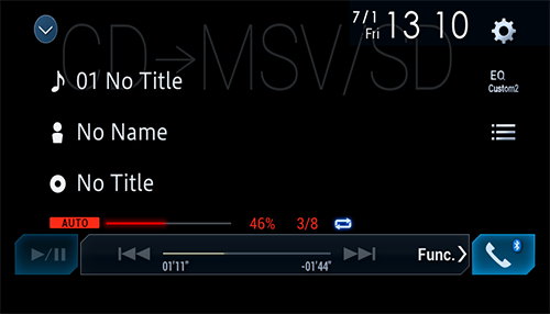 録音する 音楽cdを録音する Msv Sd Cd Msv Ipod Btオーディオ等 Av Avic Cl902 Avic Cw902 Avic Cz902 Avic Cz902xs Avic Ce902シリーズ用ユーザーズガイド パイオニア株式会社