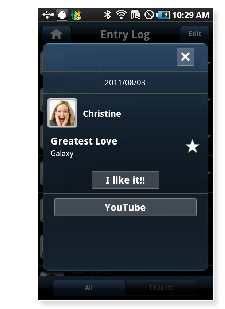 YouTube/iTunes select page